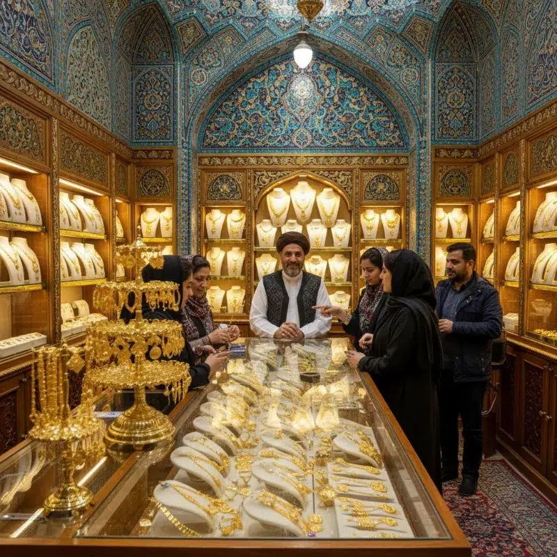 طلا فروشی در سعادت آباد 2 طلافروشی در سعادت آباد- محله یار