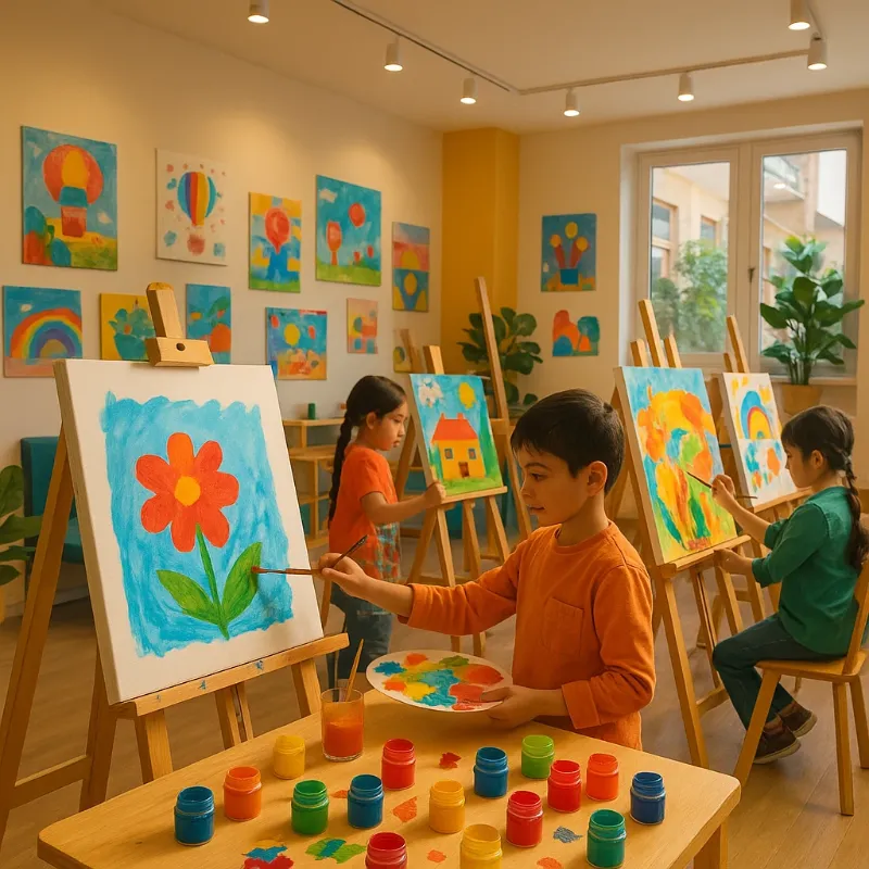 آموزش نقاشی کودکان نیاوران 2 آموزش نقاشی کودک در نیاوران _ محله یار