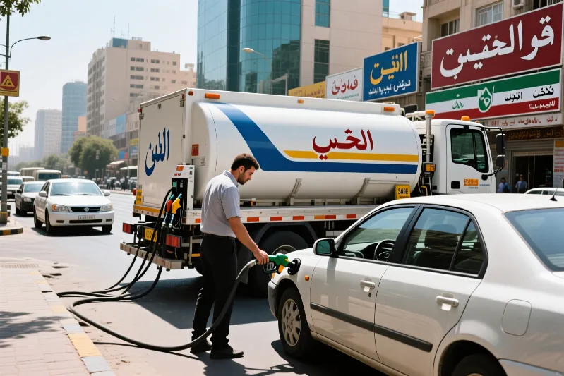 پمپ بنزین سیار نیاوران 2 پمپ سیار بنزین در نیاوران- محله یار