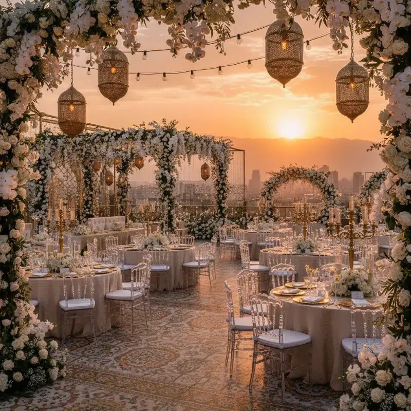 سالن عقد روف گاردن مرزداران 2 سالن عقد روف گاردن مرزداران _ محله یار