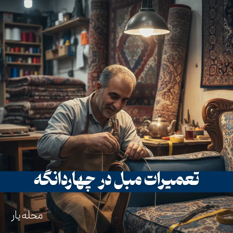 تعمیرات مبل در چهاردانگه 2 تعمیرات مبل در چهاردانگه _ محله یار