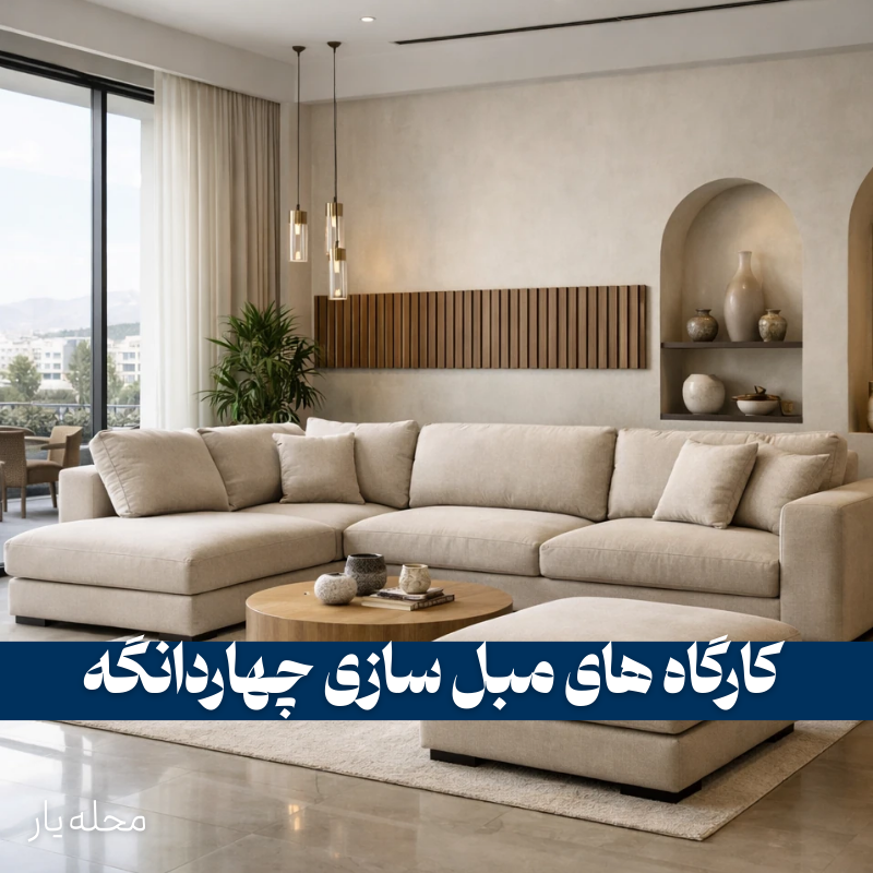 بهترین کارگاه های مبل سازی چهاردانگه _ محله یار